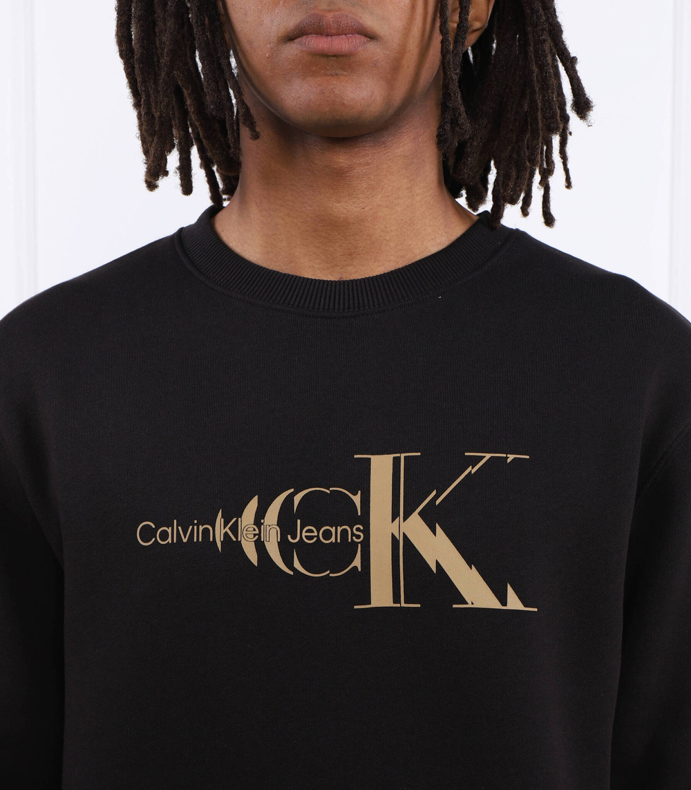 Худи GLITCHED MONOLOGO CALVIN KLEIN JEANS - черный(J30J322531)
