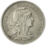 50 сентаво Португальская Республика (1911-1969) 1967 год, Португалия. aUNC