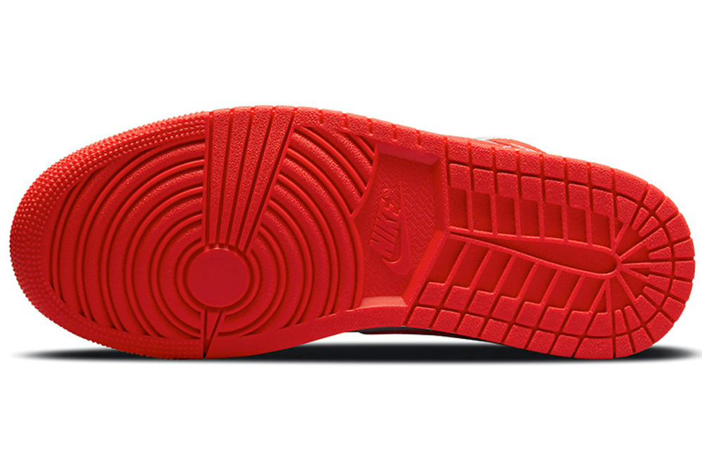 Air Jordan 1 Mid 'Habanero Red' Women's