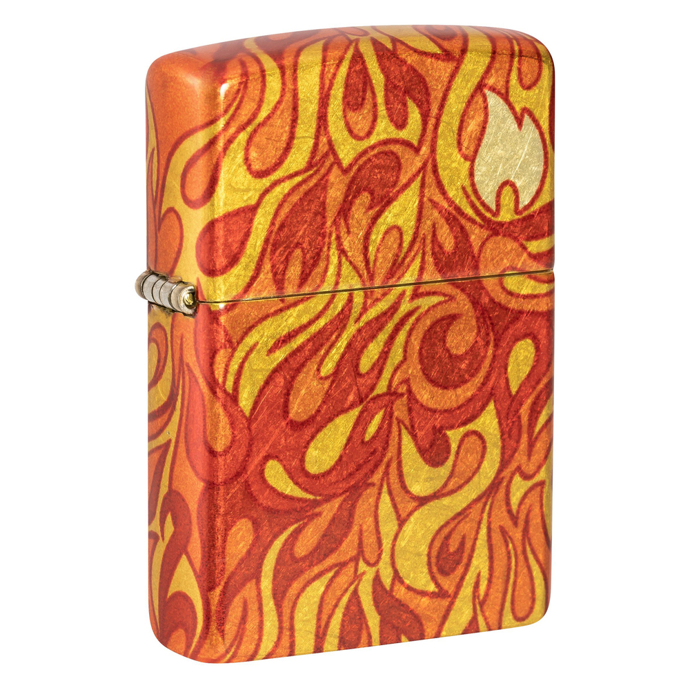 48981 Зажигалка ZIPPO Fire, 540 Tumbled Brass