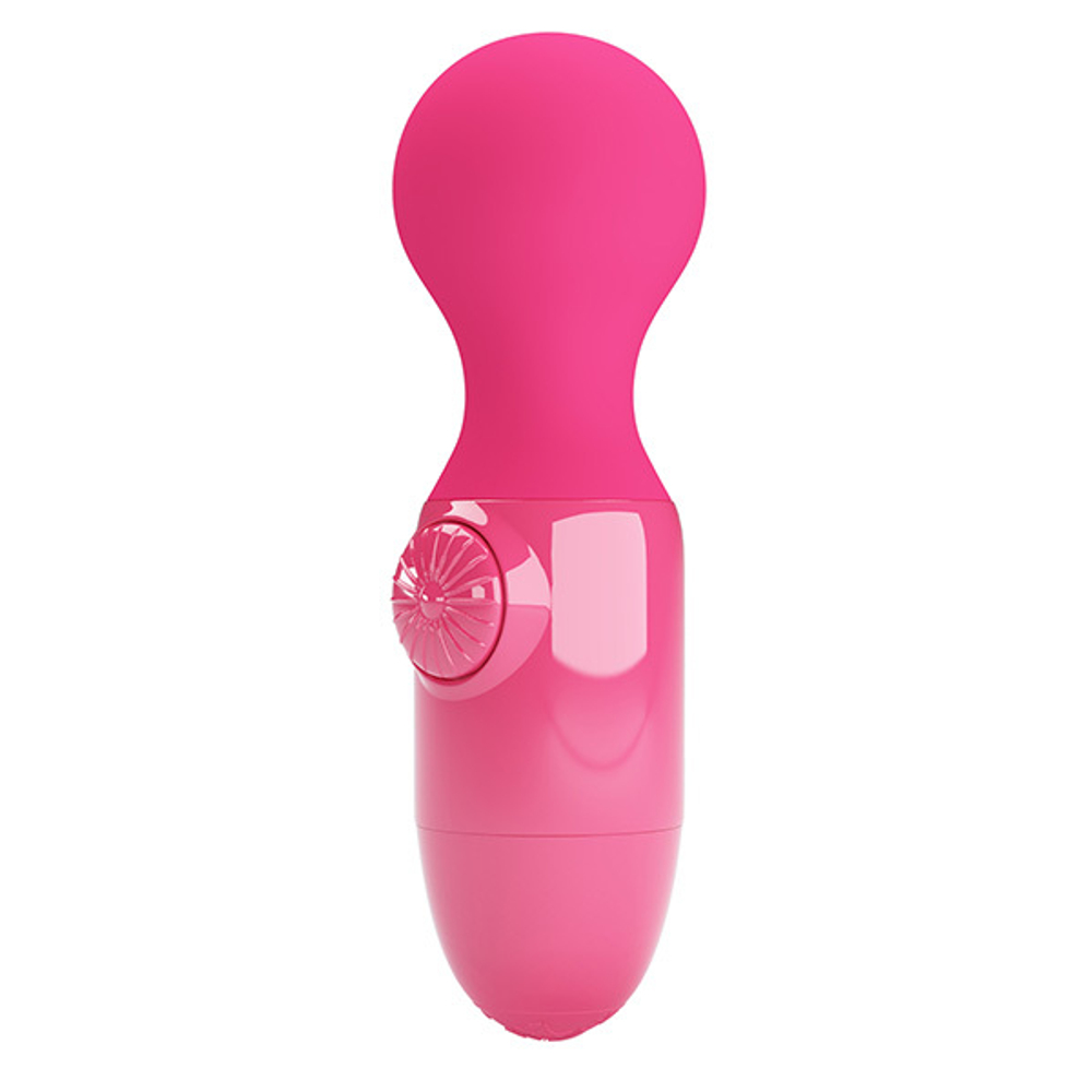 Розовый мини-вибратор с шаровидной головкой Pretty Love Mini Stick BI-014998-DC