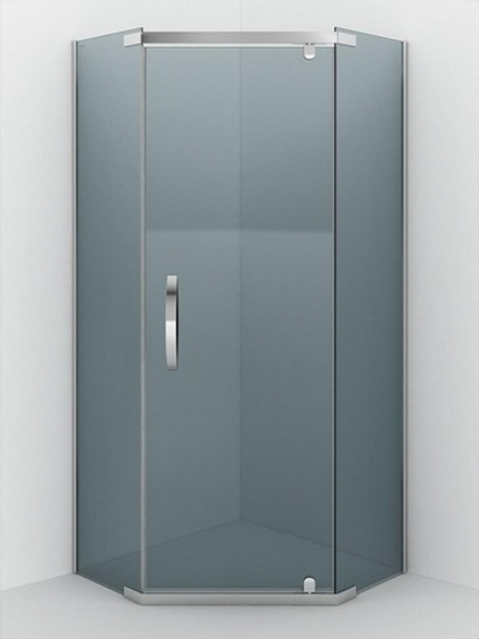Душевое ограждение IVA E2PS90T 900*900*2000 (без поддона) тонированное стекло