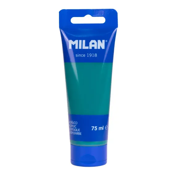 75 ml tube of acrylic paint, emerald green