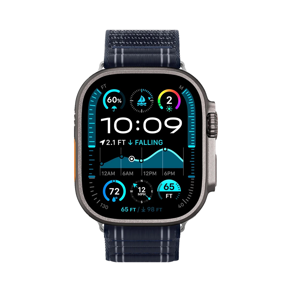 Ремешок Spigen WBF0 Band для Apple Watch 8 / 9 / 10 / 11 / SE / ULTRA (44 / 45 / 46 / 49 MM) темно-синий