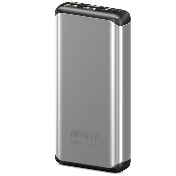 Power Bank Hiper 20000 mAh 4 USB MS20000 Silver