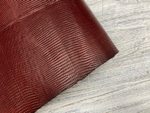 Кожа Lizard Mini Dark Red 1,0-1,2 мм натуральная