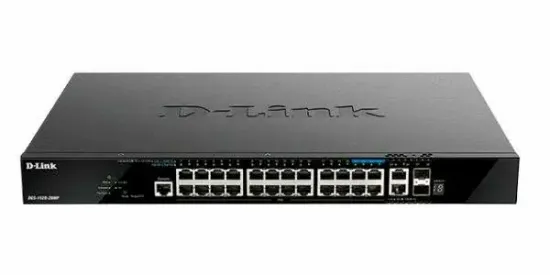 Сетевое оборудование D-Link DGS-1520-28MP/A1A Управляемый L3 стекируемый коммутатор с 20 портами 10/100/1000Base-T, 4 портами 100/1000/2.5GBase-T, 2 портами 10GBase-T и 2
