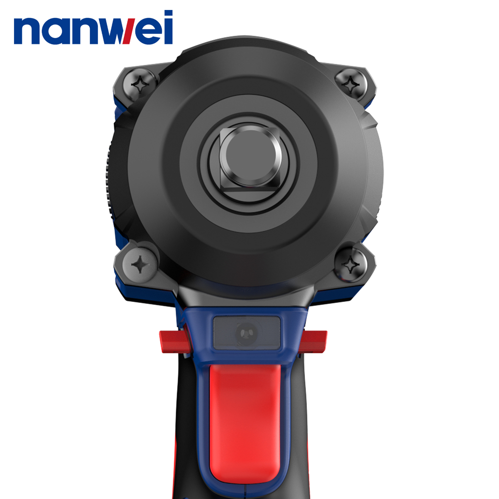 Гайковерт аккумуляторный бесщеточный Nanwei NW-W8500-6, 500 Нм, 2×6 А·ч