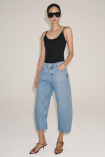 ДЖИНСЫ КАПРИ BALLOON СО СРЕДНЕЙ ПОСАДКОЙ — ZW COLLECTION — ZARA