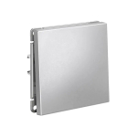 ARTGALLERY 1-клавишный ВЫКЛЮЧАТЕЛЬ КНОПОЧНЫЙ, 10А, механизм, АЛЮМИНИЙ