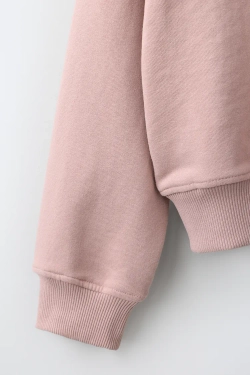 ZARA ХУДИ С НАШИВКОЙ В ВИДЕ ЗВЕЗДЫ, РОЗОВЫЙ