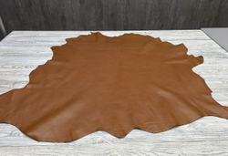 Цельная шкура натуральной кожи Piuma Calf Tan из коллекции итальянской фабрики Les Rives