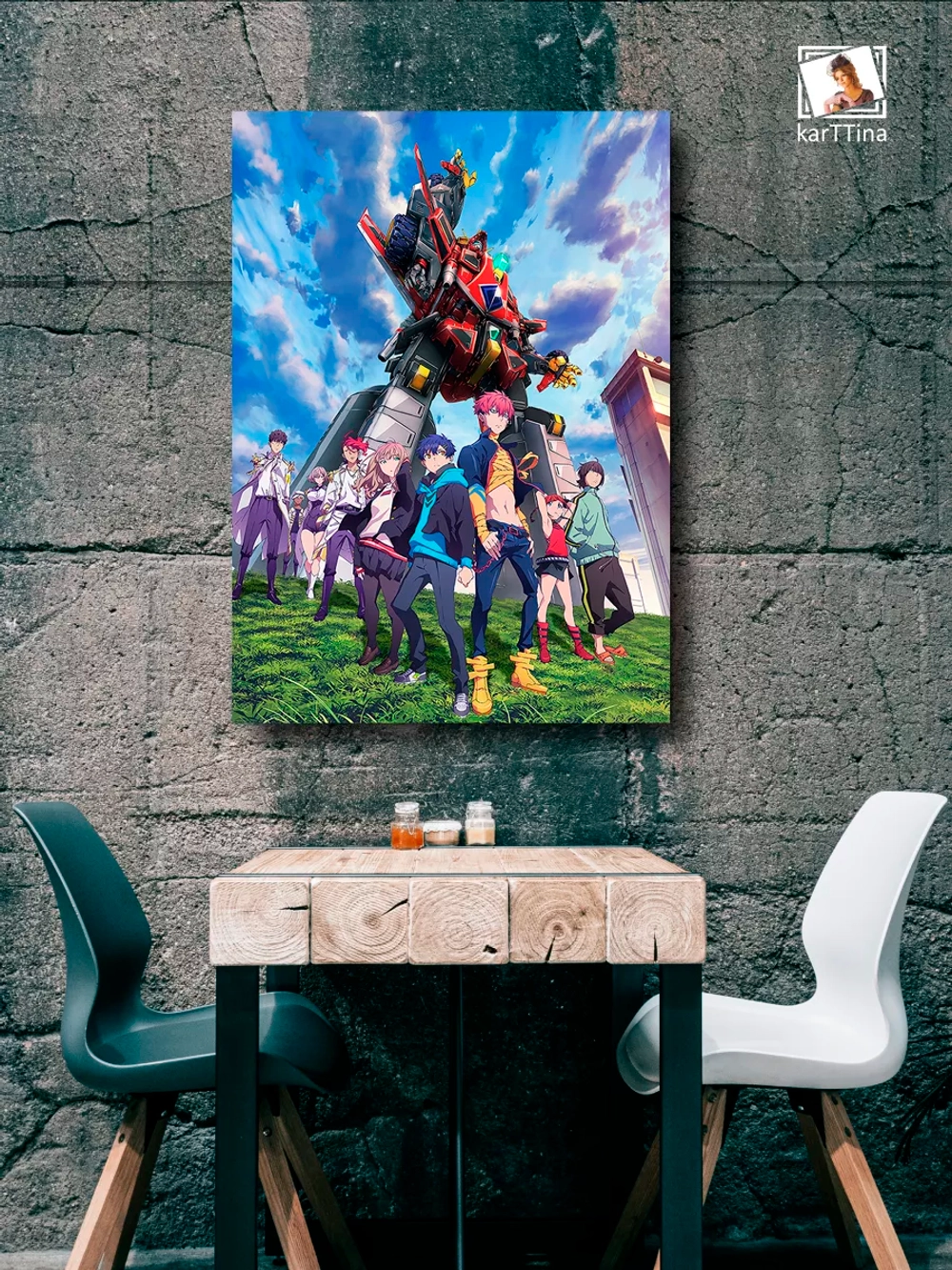 Интерьерная картина "SSSS.Gridman", 50х70см 1шт.