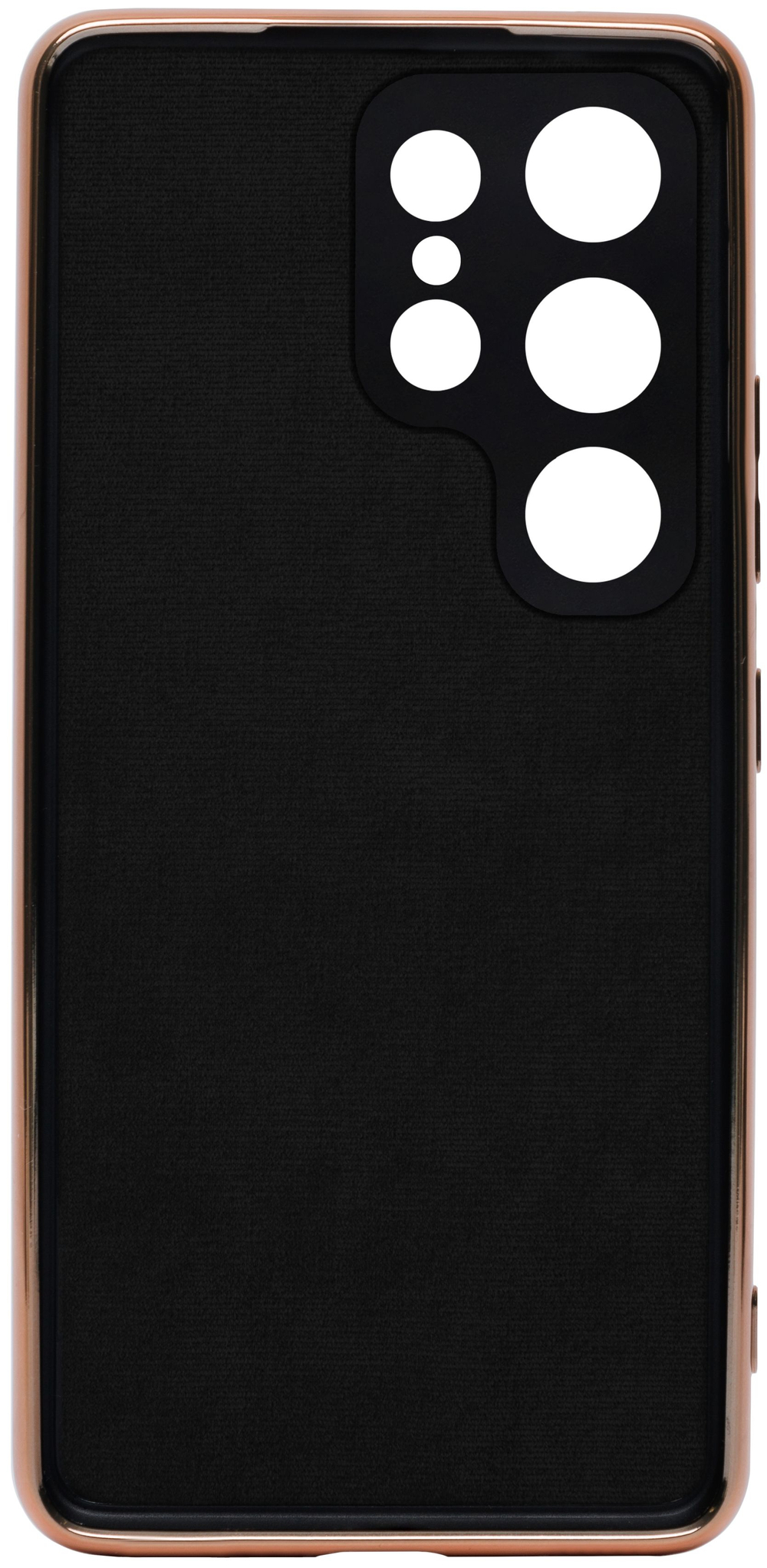 Стильный глянцевый чехол для SAMSUNG GALAXY S25 ULTRA с кольцом-подставкой и бархатной подкладкой