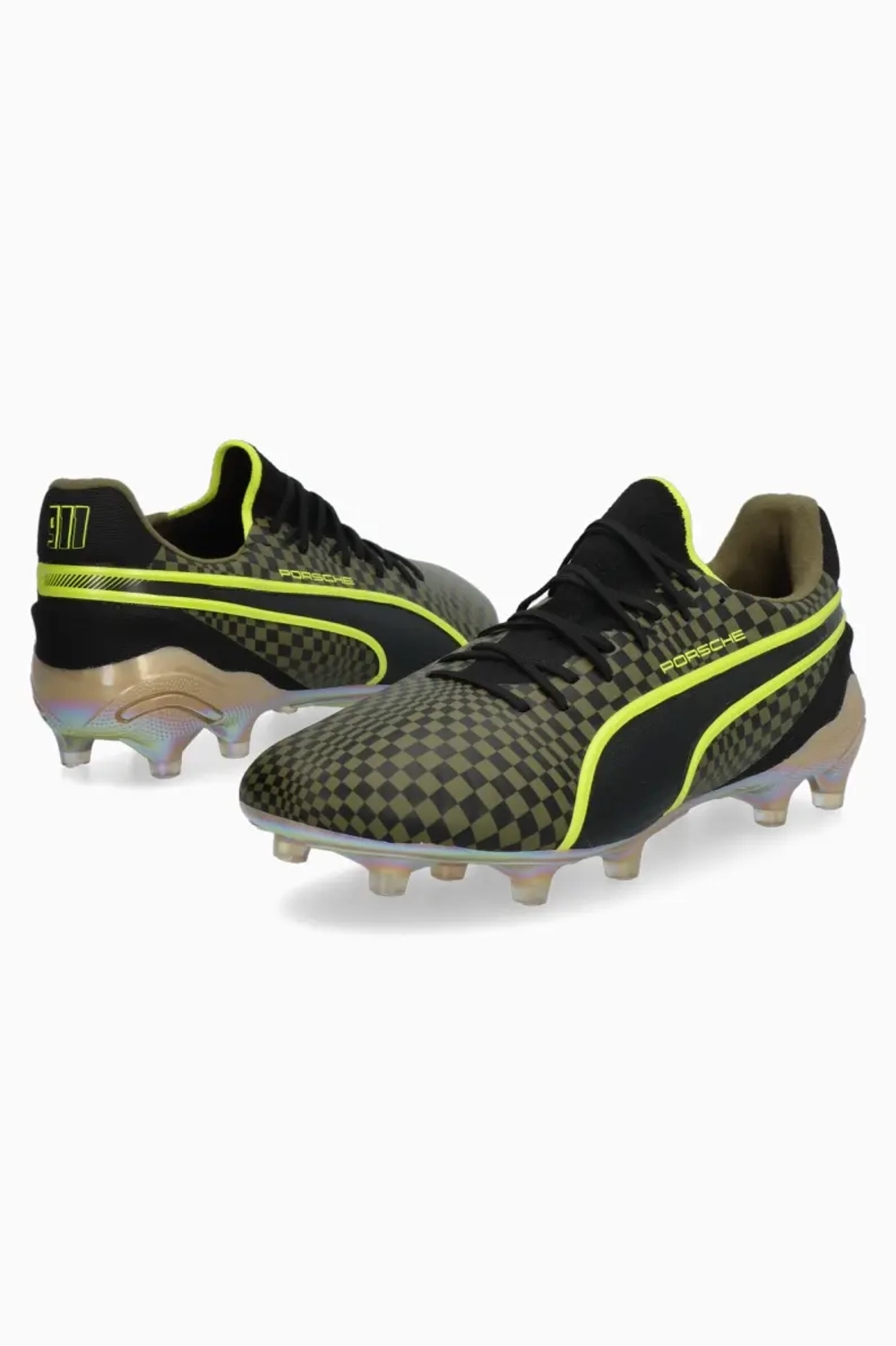Бутсы Puma King Ultimate x Porsche FG/AG - зеленый