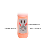 Вибратор-кролик 21,5см с нагревом Baile Fire Bunny BW-037036