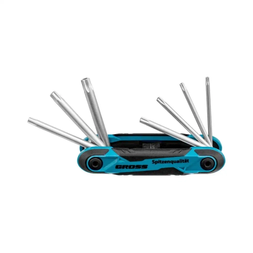 Набор ключей имбусовых Tamper-Torx, TT10-TT40, CrV, ск GROSS 16413
