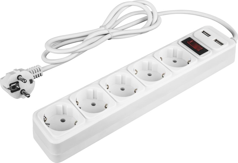 Удлинитель ОНЛАЙТ 90 882 OSP-USB-05-300-ESC-3х0.75-WH