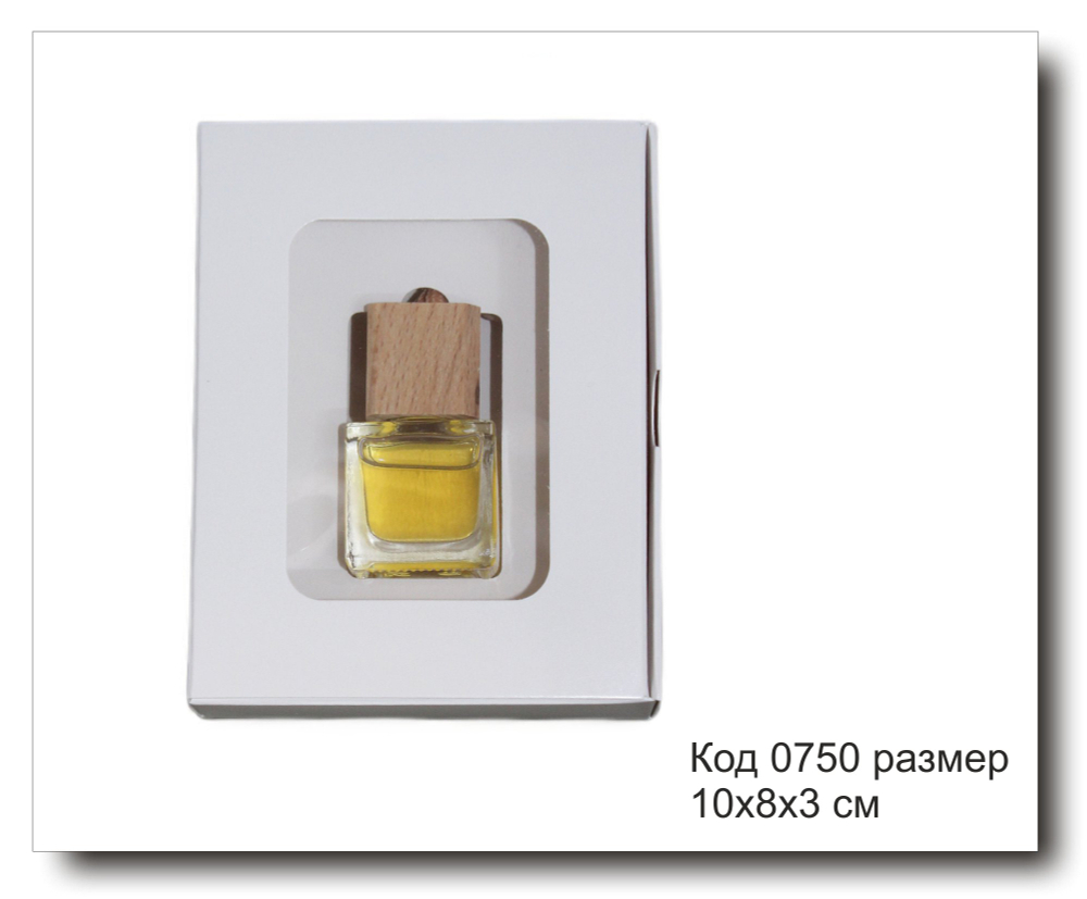 Коробочка код 0750 размер 10х8х3 см для автопарфюма