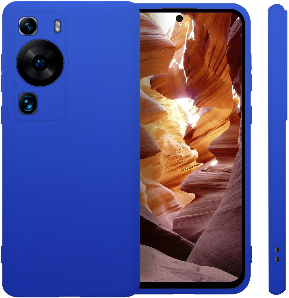 Мягкий Soft Touch чехол из силикона для HUAWEI P60 / P60 PRO с бархатной подкладкой