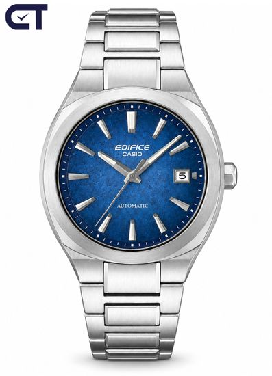 CASIO EFK-200D-2ADR EDIFICE мужские наручные часы — автоматическая модель с синим градиентным циферблатом и сапфировым стеклом