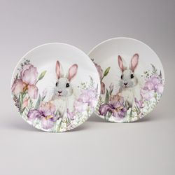 НАБОР ТАРЕЛОК ЗАКУСОЧНЫХ LEFARD "IRISES" 2 ШТ. 20,5*2 СМ (КОР=16НАБ.)