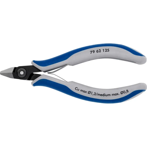 Прецизионные кусачки боковые для электроники чернёные 125 мм Knipex 79 62 125
