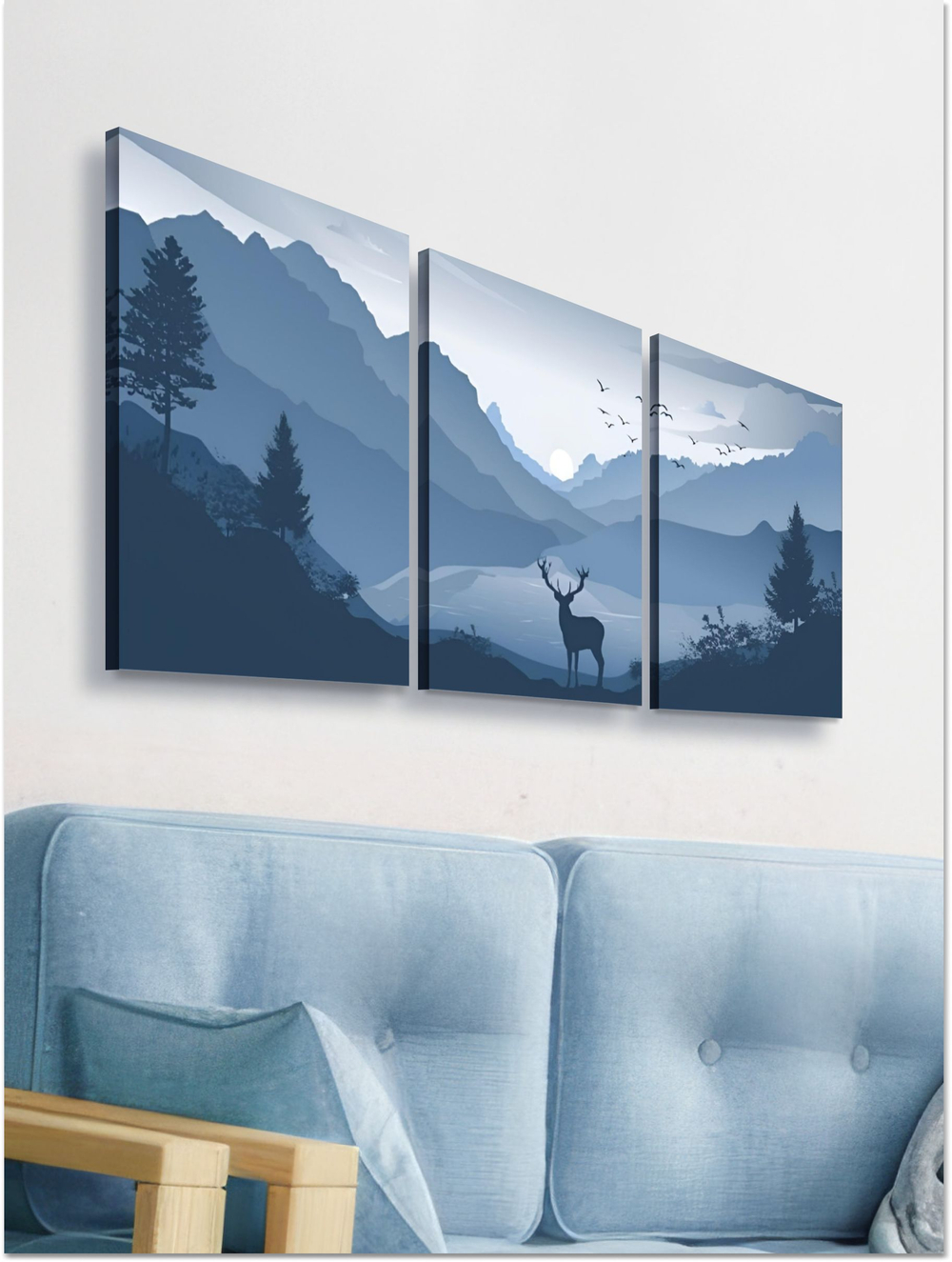 Картина Источник жизни модульная 50x70см 3шт.