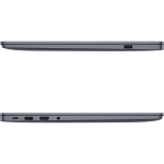 Ноутбук Huawei MateBook D 14 MDG-X, 14" WUXGA 1920x1200, Core i5 13420H, 16Gb, SSD 1Tb, Intel UHD, NoOS