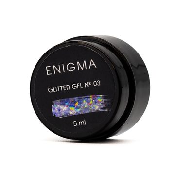 Глиттер гель Enigma №03