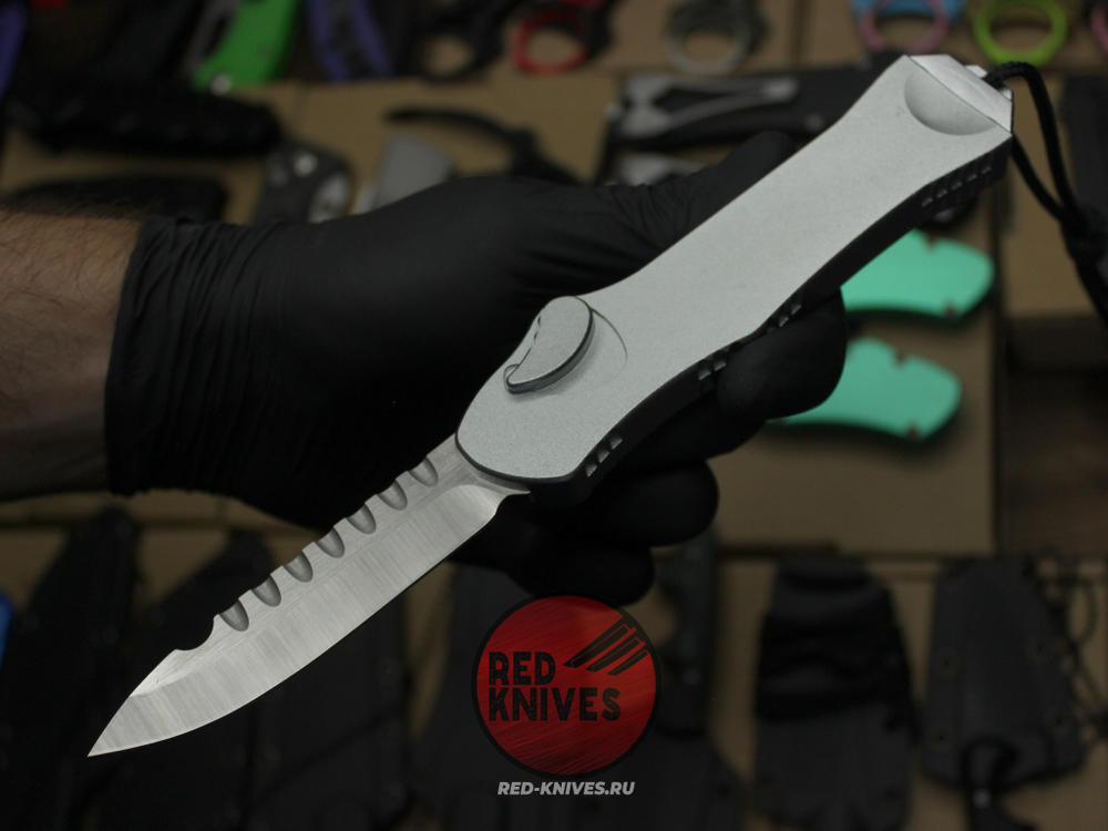 Нож Heretic Hydra V4 Single Edge S/E Standard SilverGray - светлая рукоять, светлый клинок