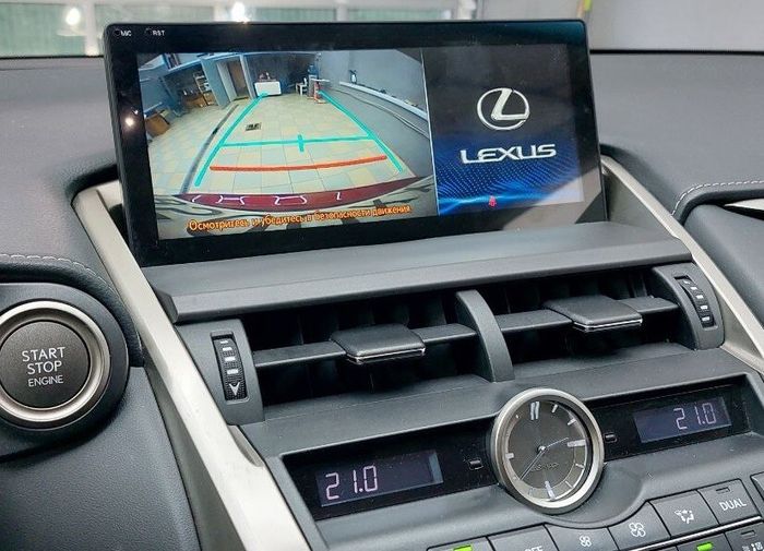 Магнитола для Lexus NX200, NX300 2017-2021 (без 360) - RDL-LEX-NX17 монитор 10.25" на Android 13, Быстрая, CarPlay, 4G SIM-слот