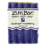 ZUM, Zum Bar®, кусковое мыло из козьего молока, лаванда и розмарин, 90 г (3 унции)