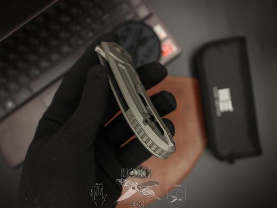 Складной нож WE Knife Minax 2007B c клинком из стали CPM-20CV, рукоять титан