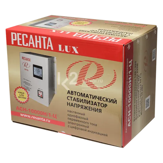 Стабилизатор напряжения Ресанта АСН-10000Н/1-Ц LUX