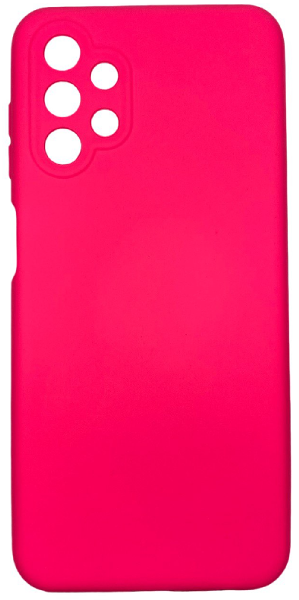 Накладка для Samsung Galaxy A13 4G Silicone cover без логотипа розовая