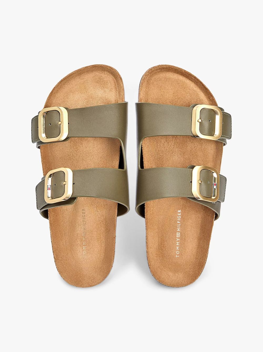 Шлепанцы женские TOMMY HILFIGER TH CLASSIC CORK SAND