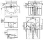 Раковина подвесная PEBBLE, 56,5x44,5, белая, SW-PB18061-CR