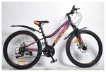 Велосипед 26" Rook MА260DW черный/розовый