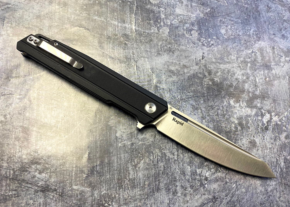 Складной нож танто Rapid Black, сталь D2, G-10, ТДК Кизляр