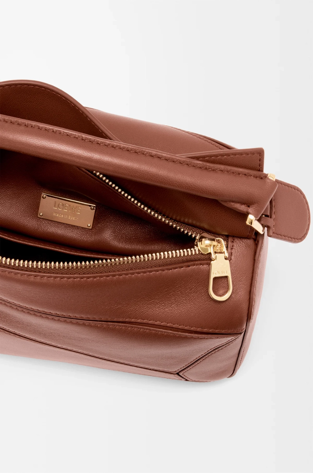 Loewe Маленькая сумка натуральной кожи, коричневый