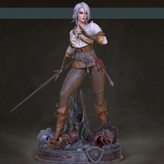 Ciri topless ver. - The Witcher