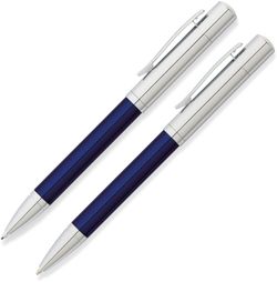 Набор Franklin Covey Greenwich Blue/Chrome шарик и карандаш 0.9мм в футляре (FC0021-3)