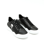 Кожаные кроссовки kapri run Karl Lagerfeld - черный(KL62830)