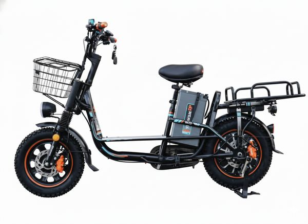 Электровелосипед WENBOX W33 1200W (60V/30Ah) без амортизаторов, маленький дисплей фото №2