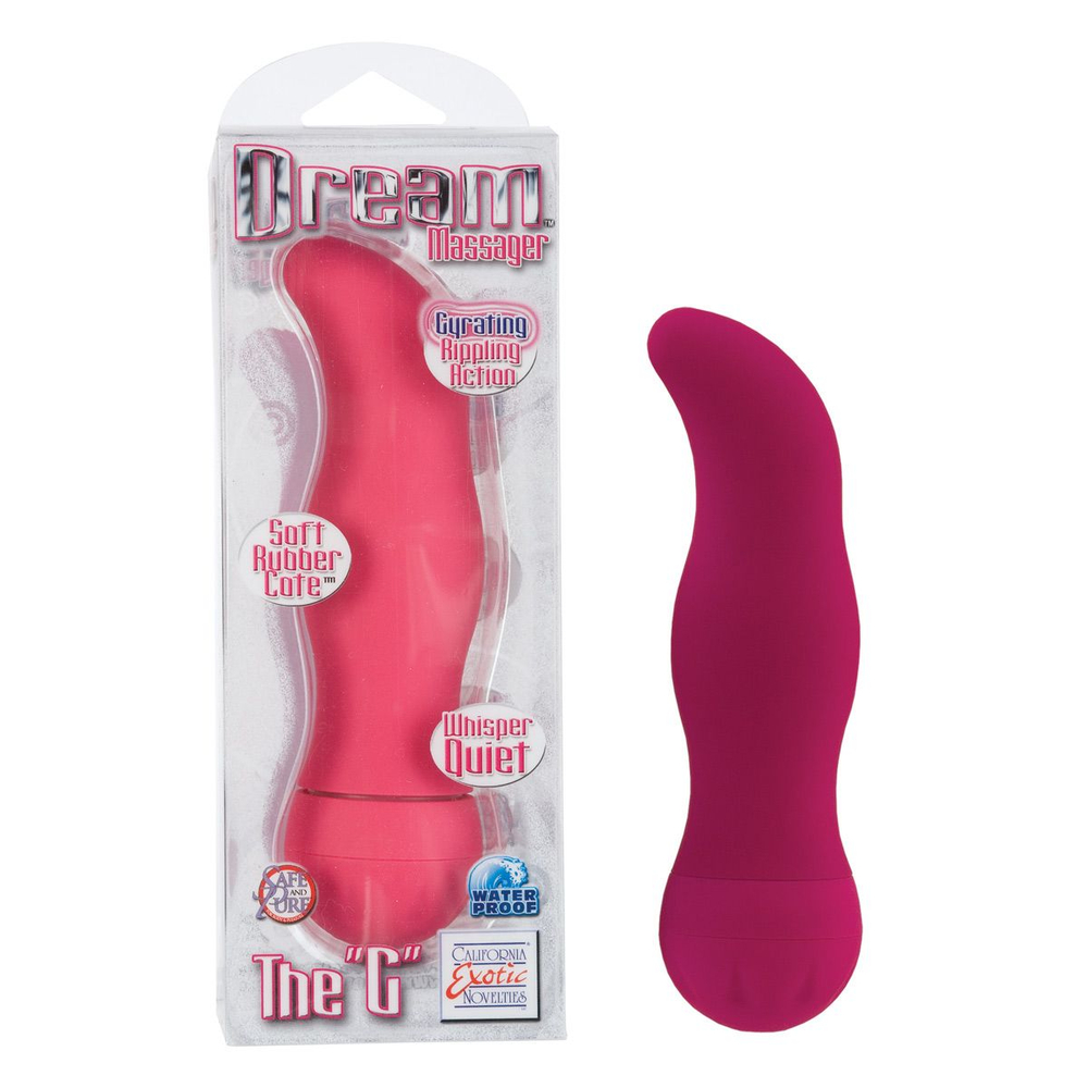 Вибромассажер G-точки Dream Massager - 16 см. (Цвет: ярко-розовый)