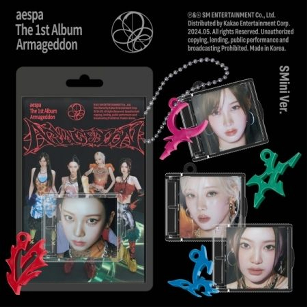 Альбом aespa - ARMAGEDDON 1st Album SMini 4 Version SET