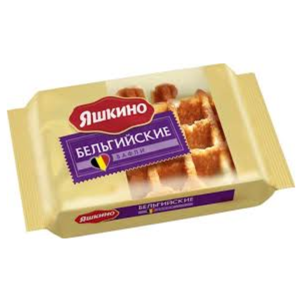 Вафли Яшкино Бельгийские 50 гр