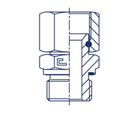Штуцер FNE JIC 7/8 - BSP 3/4