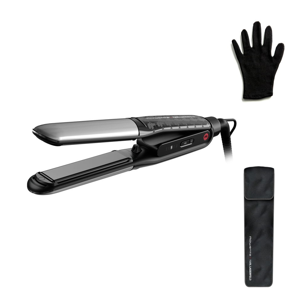 Выпрямитель для волос Rowenta Karl Lagerfeld Thermostyle SF712LE0 2 в 1